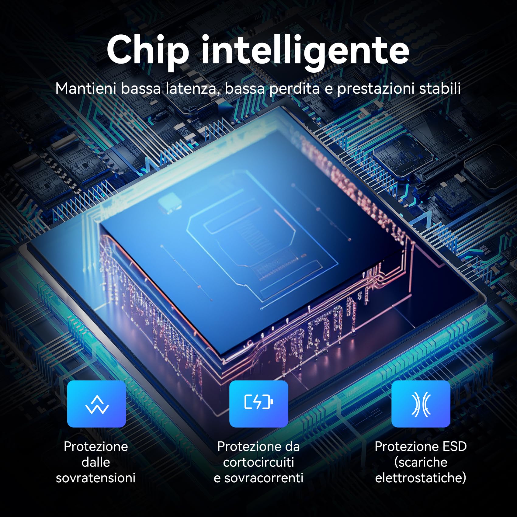 VENTION Custodia M.2 NVMe 40Gbps, Carcasa PCIe in alluminio con ventola intelligente, Cassa SSD senza strumenti per USB4/Thunderbolt, Supporto clav. M/M+B 2230/2242/2260/2280
