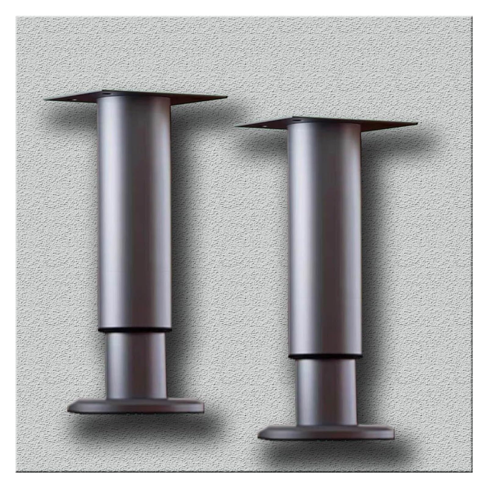 Sink Support Legs, 2 Pcs Adjustable Support Legs for Sink Cabinet Furniture Sofa LegDrill Free Undermount Basin Brackets(Grijs,H 25 42cm(9.8" 16.5"))