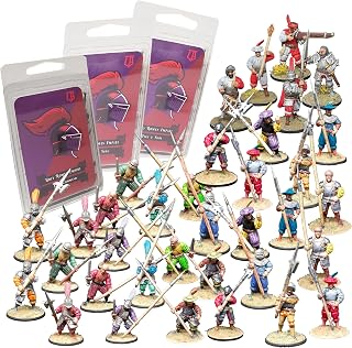 Holy Roman Empire Pike & Shot Battalia - 28mm Medieval Miniature Models for Wargaming and DND - Historical German Tabletop Miniatures for Warhammer, Dungeons & Dragons and Pike & Shotte