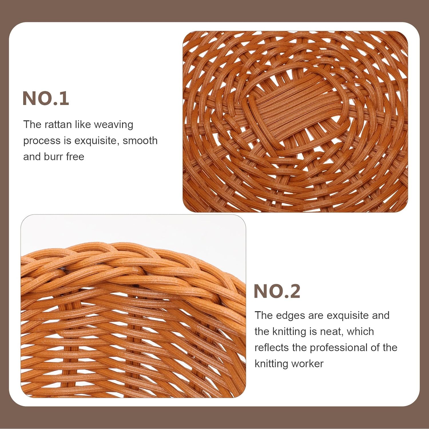 BETOOKY Duck-shaped Woven Fruit Basket Tabletop Snacks Basket Imitation Rattan Bread Storage for Home Kitchen Dining Room Decor