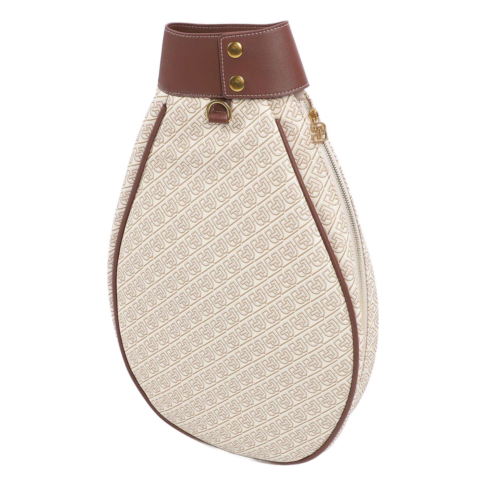 Asixxsix Borsa per Racchette da Tennis, Spaziosa Resistente all'acqua con Tracolla di Sicurezza per Racchetta, Borsa a Tracolla, da Badminton con Piccola Tasca Appesa e Spallacci Regolabili per