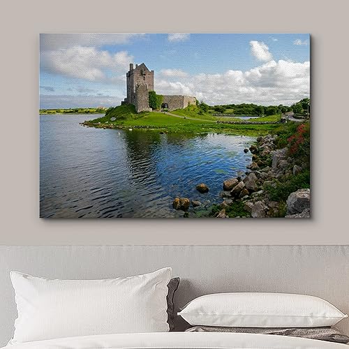 Miniatura 3 de wall26 Lienzo impreso para pared, vista del castillo de Dunguaire en Galway, Irlanda, naturaleza, desierto, fotografía, realismo, elegante,