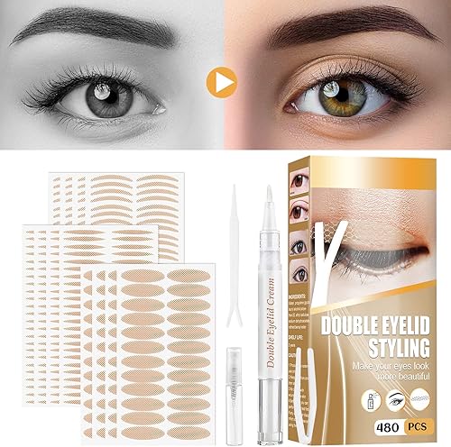 Cinta para párpados tiras para levantar párpados invisible e impermeable para párpados caídos párpados con capucha párpados individuales y párpados