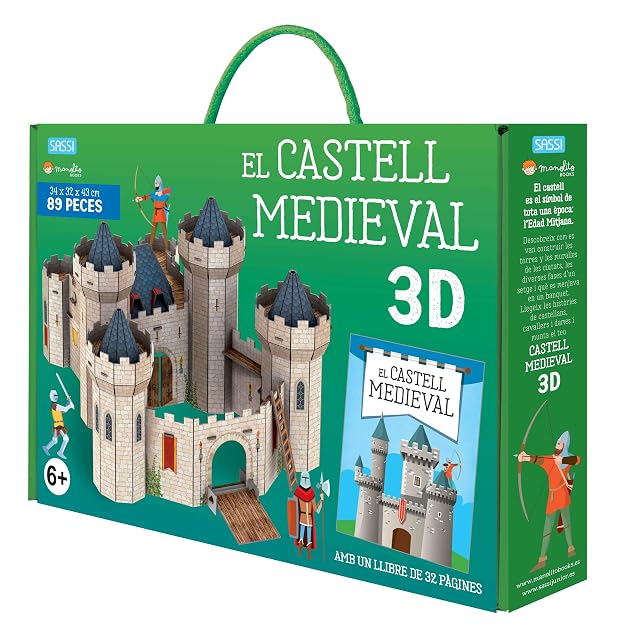 Portada de El Castell Medieval 3D amb Llibre