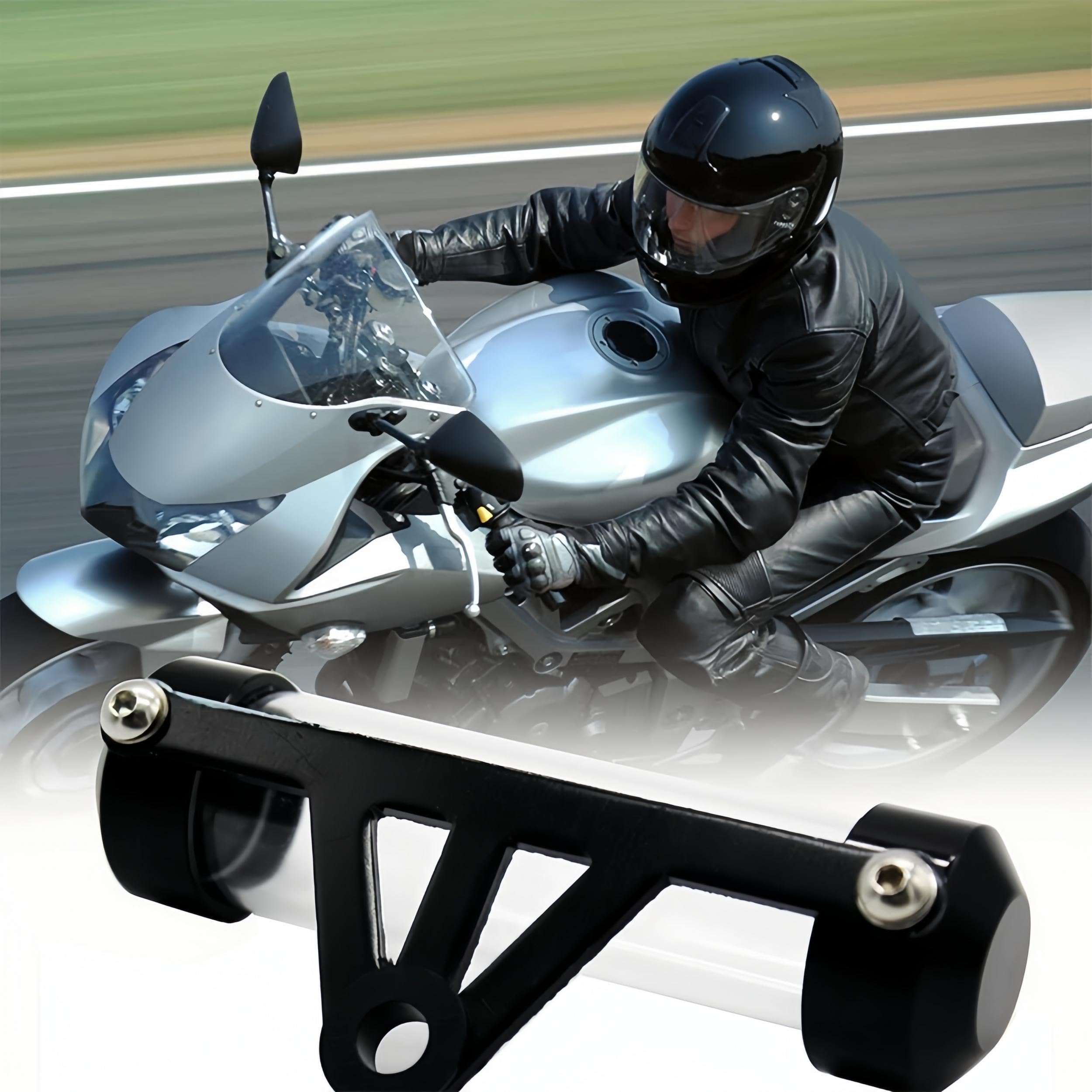 Supporto per Disco Fiscale per Assicurazione Moto, Tubo Fiscale per Moto, Telaio di Supporto per Tubo per Disco Fiscale Cilindrico Telaio per Supporto per Tubo per Disco di Sicurezza(Soldi