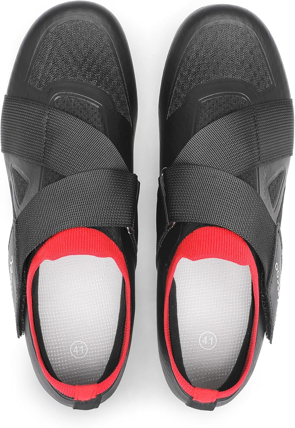 KESCOO Unisex Cycling Shoes Compatible with Peloton Bike & SPD Indoor Outdoor Road Bike Cycling Shoe for Men Women, 1 Hook and Loop Strap, with Delta Cleats - Image 7