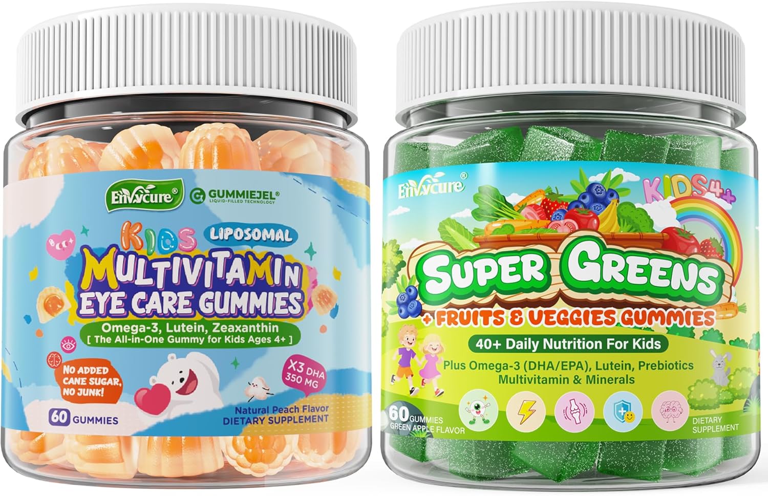 Kids Multivitamin Gummies & Kids Super Greens Gummies