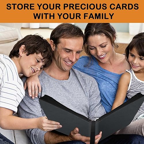 Miniatura 7 de Carpeta 360 Toploaders, álbum de almacenamiento con cargador superior de 9 bolsillos, bolsillos laterales de carga para juegos deportivos, tarjetas