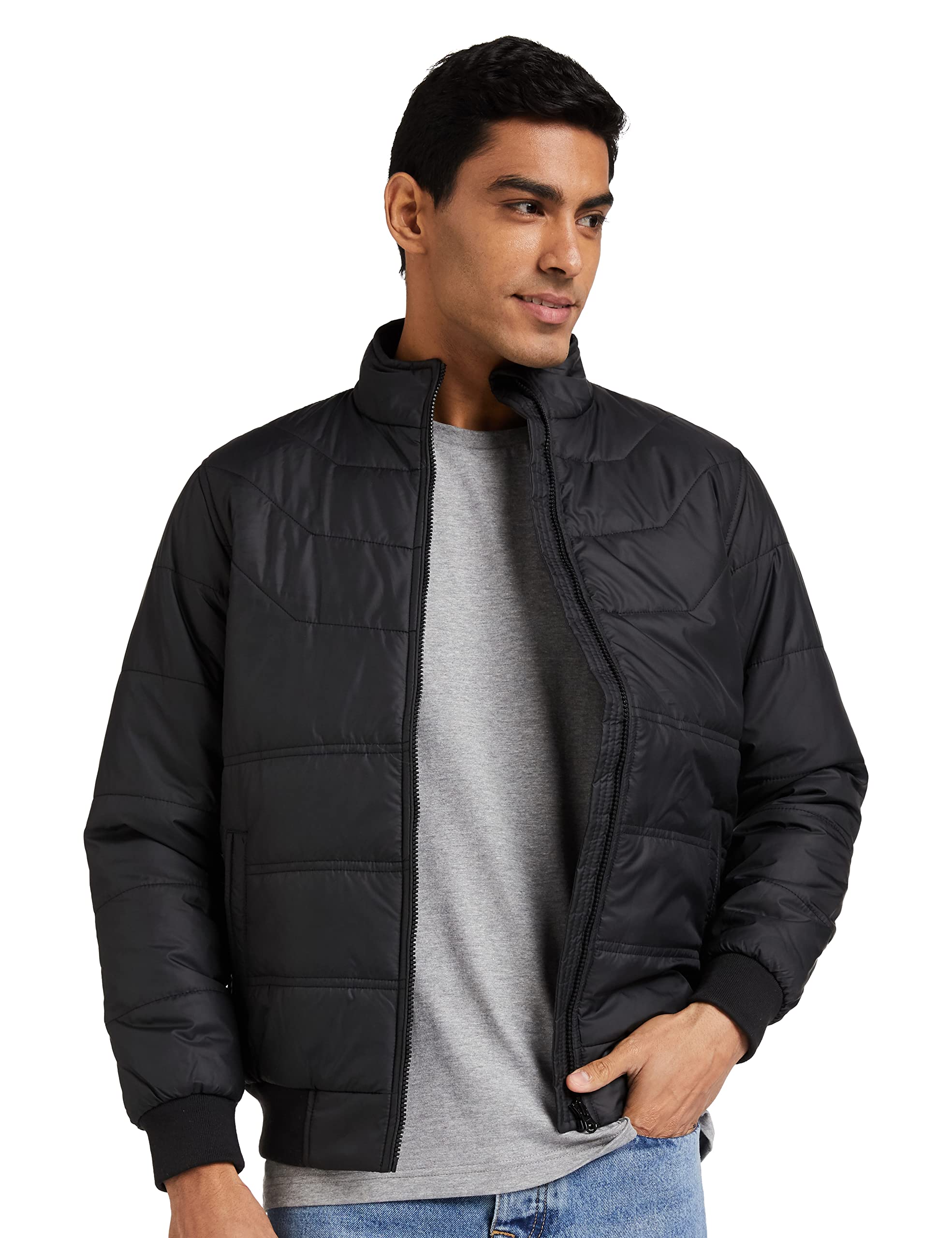 Amazon Brand - Symbol Men's 100% Polyester Regular Jacket