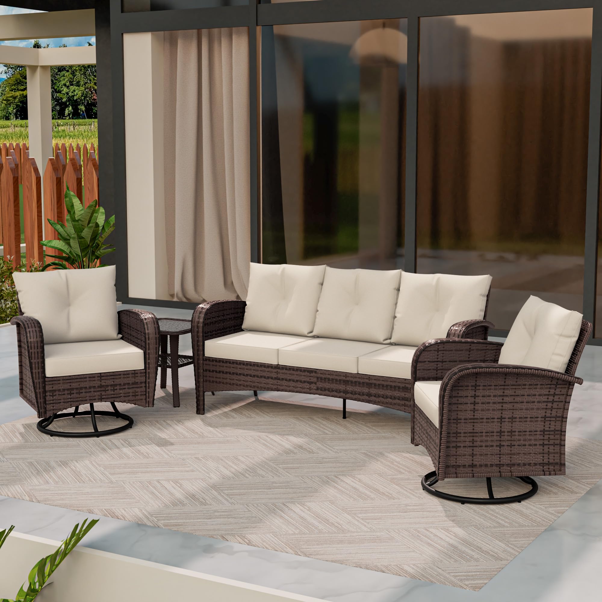 4 Piece Patio Conversation Set