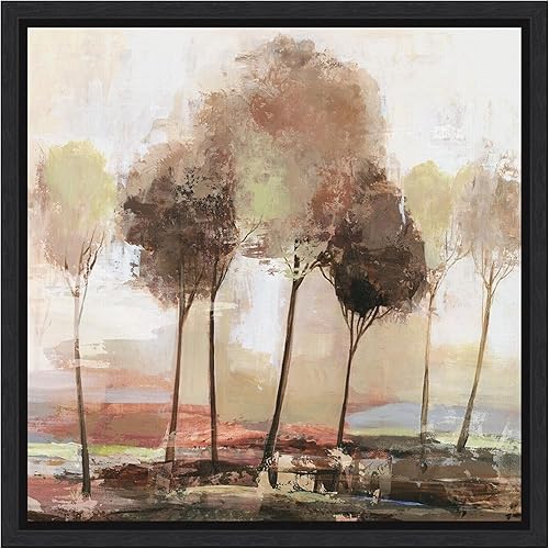 Miniatura 18 de Amanti Art Allison Pearce - Lienzo enmarcado para pared, 30 x 30 pulgadas, paisaje de ilusión, lienzo enmarcado para pared, obras de arte de Bronce