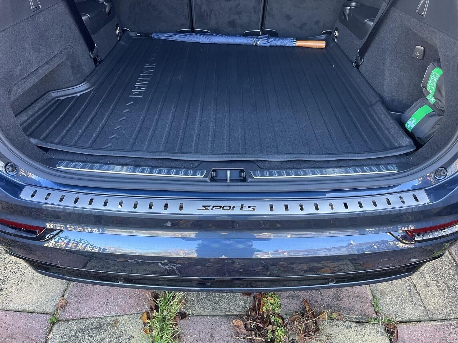 Car Stainless Steel Rear Bumper Protector, for Volvo XC90 2016-2023 2024 Accessories, Auto Parts Tailgate Back Trunk Door Sill Cover Scuff Plate Strip Guard Protection