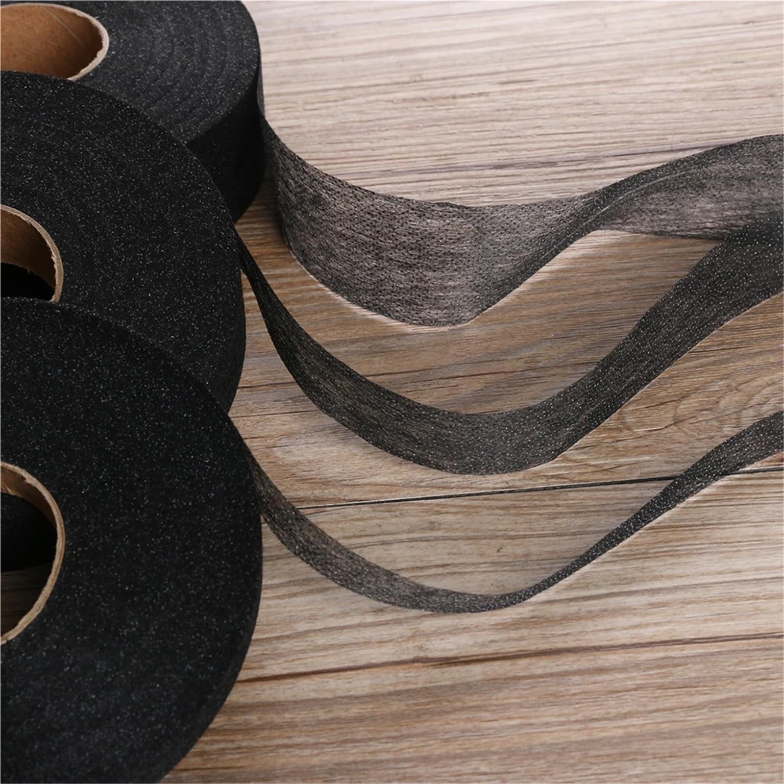 Lot de 10 rouleaux de 100 mètres/pièce - Ruban adhésif unilatéral pour repassage, couture, ourlet d'enveloppe, insert en tissu non tissé