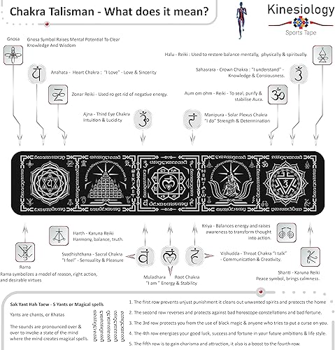Vista 20 de Cinta de kinesiología precortada con dispensador – Cinta muscular deportiva vertical latina – Sintético Negro 16.4 ft 20 tiras – Cinta de Latina