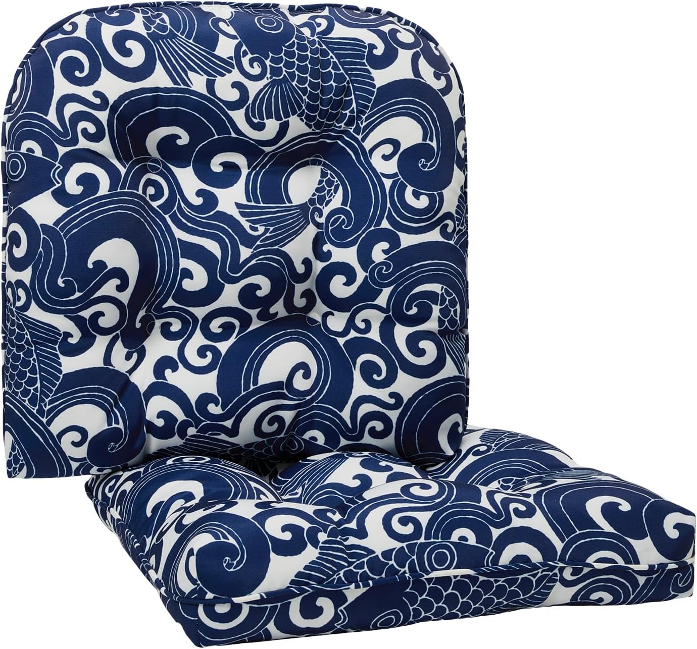 LOVTEX Indoor/Outdoor Tufted Seat Cushions for Patio