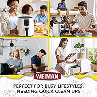 Vista 7 de Weiman Kit de limpieza de freidora de aire espumoso, limpiador y desengrasante para cestas y bandejas de cerámica, elimina grasa, suciedad, aceite