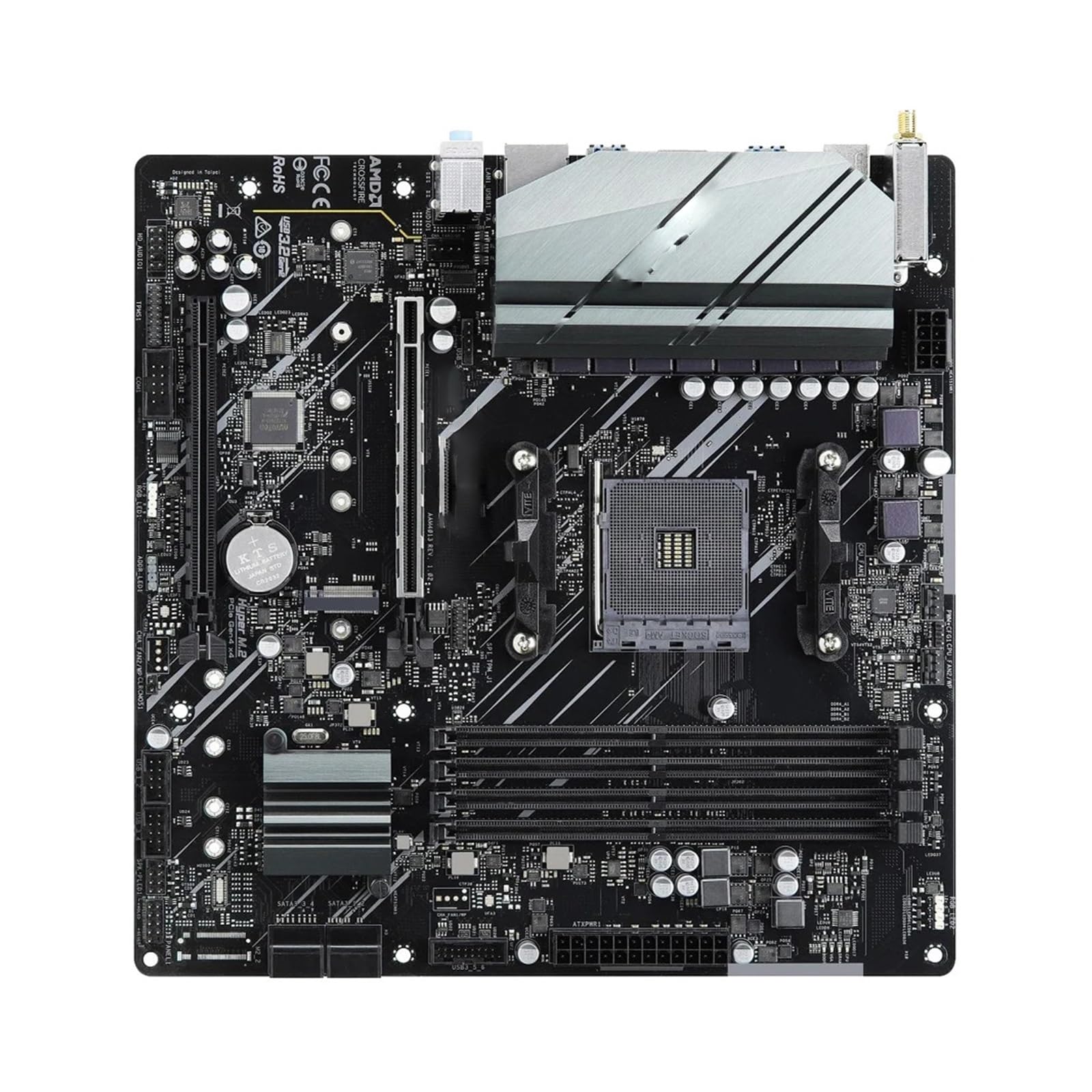 Motherboard Fit for ASRock B550AM Gaming Motherboard Set Kit with