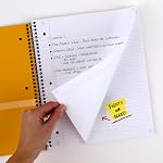 Five Star Spiral Carnet + App. d'étude 4 Faites votre valise, 1 Objet, Règlement de l'Ordre, 8-1/2" x 11", 100 Feuilles, combats encre saignée, couvercle imperméable, améthyste violet, rose framboise, blanc et verre de mer