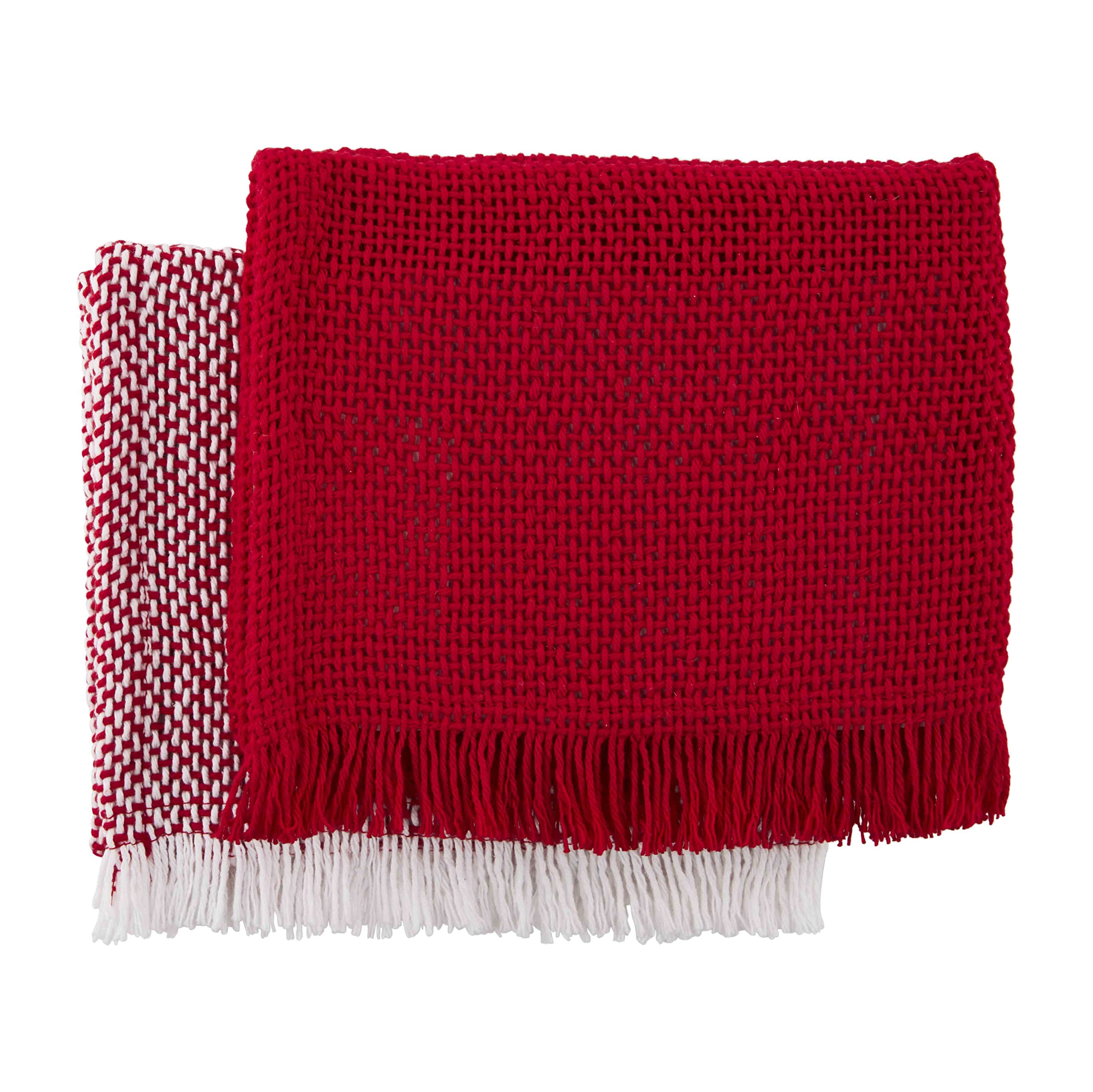 Serviettes tissées Noël Mud Pie coton de qualité supérieure