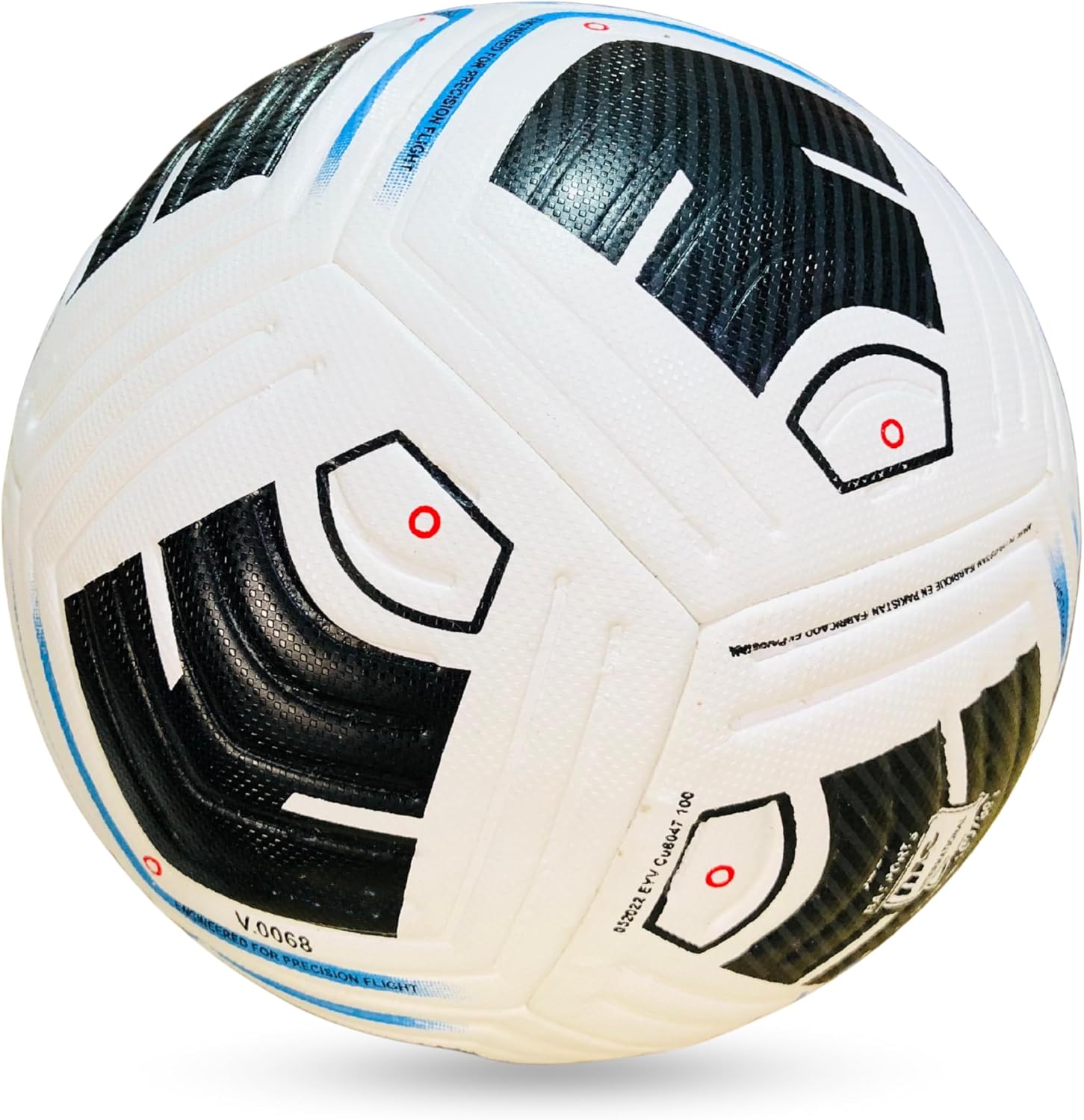 2025 Academy PRO Team USA Soccer Ball/Club Flight Elite Association Ball Strike Aerow-Sculpt, Cutting Edge Technology, Embossing Panels, High Visibility Football Official Size 5