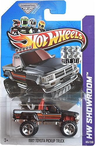 Hot Wheels Camioneta Toyota Pickup 1987, [negro] Showroom 165/250