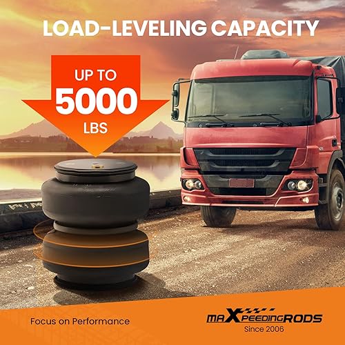 Miniatura 7 de maXpeedingrods Kit de bolsas de suspensión de aire y compresor de aire a bordo para Chevy C10 C20 C30 Ford F-250 F-350 Dodge Ram 1500 2500GMC 3500