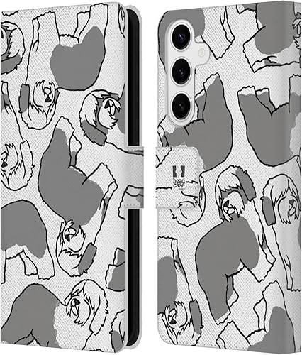 Miniatura 8 de Head Case Designs Chow Chow Dog Breed Patterns 4 Leather Book Wallet Case Cover Compatible with Samsung Galaxy S24+ 5G