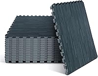 Vista 8 de Yes4All Alfombrillas Entrelazadas de EVA, Baldosas de Suelo tipo Rompecabezas, Acolchado de Suelo de Espuma con Borde para Muebles, Espacio