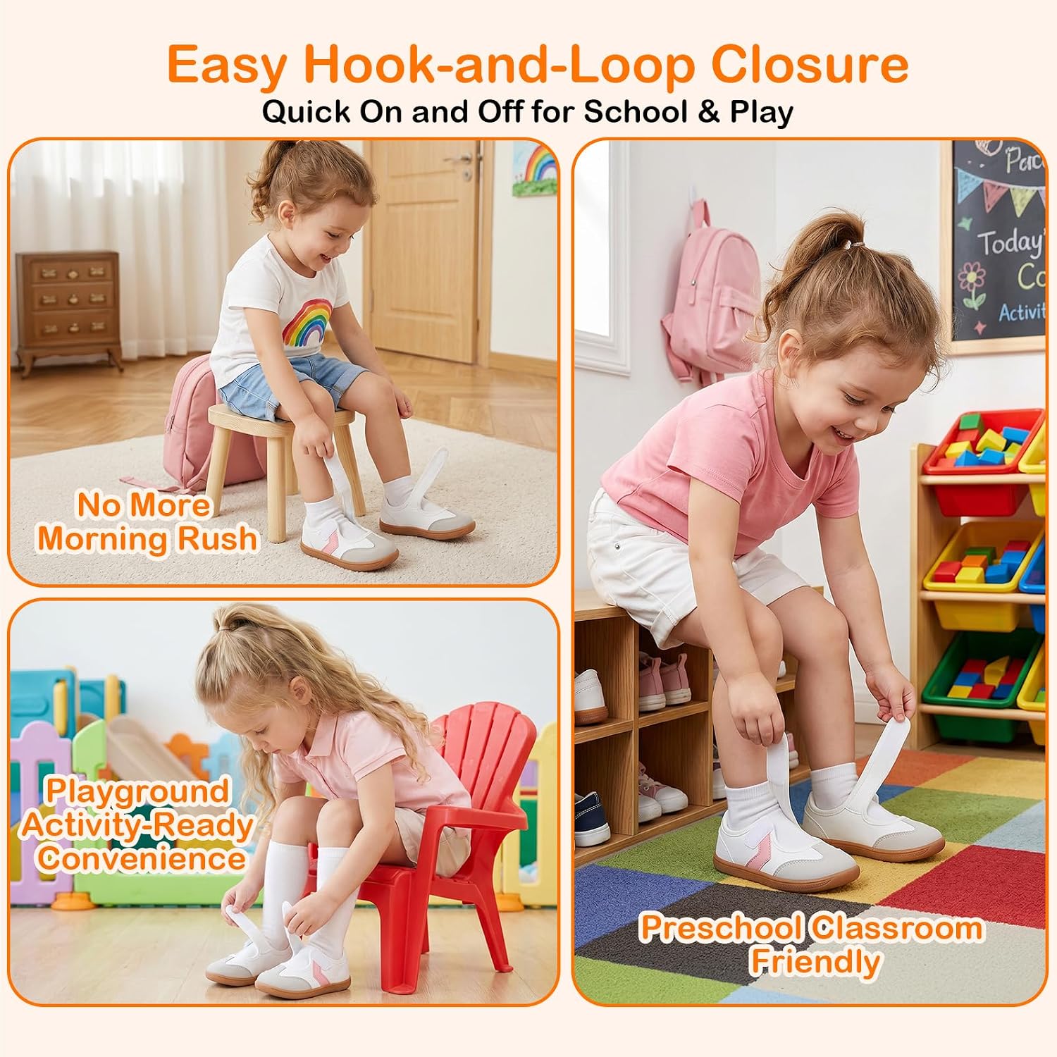 Toddler Girl Mary Jane Shoes Sporty Classic Sneakers image 5