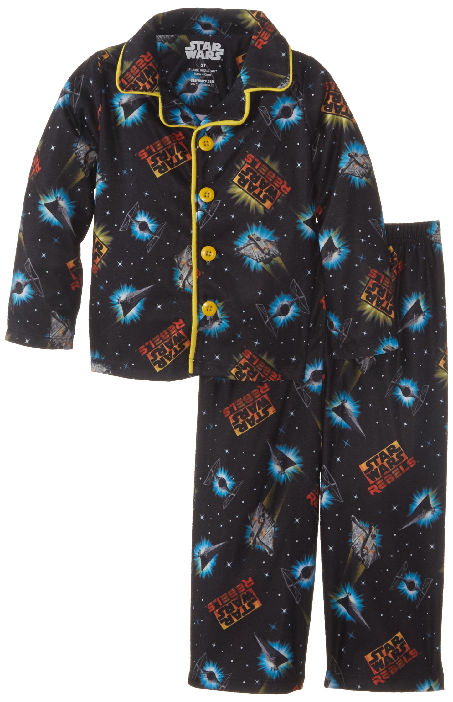 Star Wars Big Boys' Coat Pajama Set