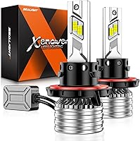 Vista 8 de SEALIGHT Bombillas X4I H4/9003/HB2, bombillas antiniebla para faros delanteros H4, con anillo de bloqueo ajustable, ventilador de refrigeración