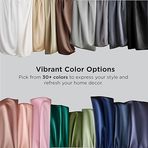 Miniatura 9 de Bedsure - Juego de 2 fundas de almohada de satén