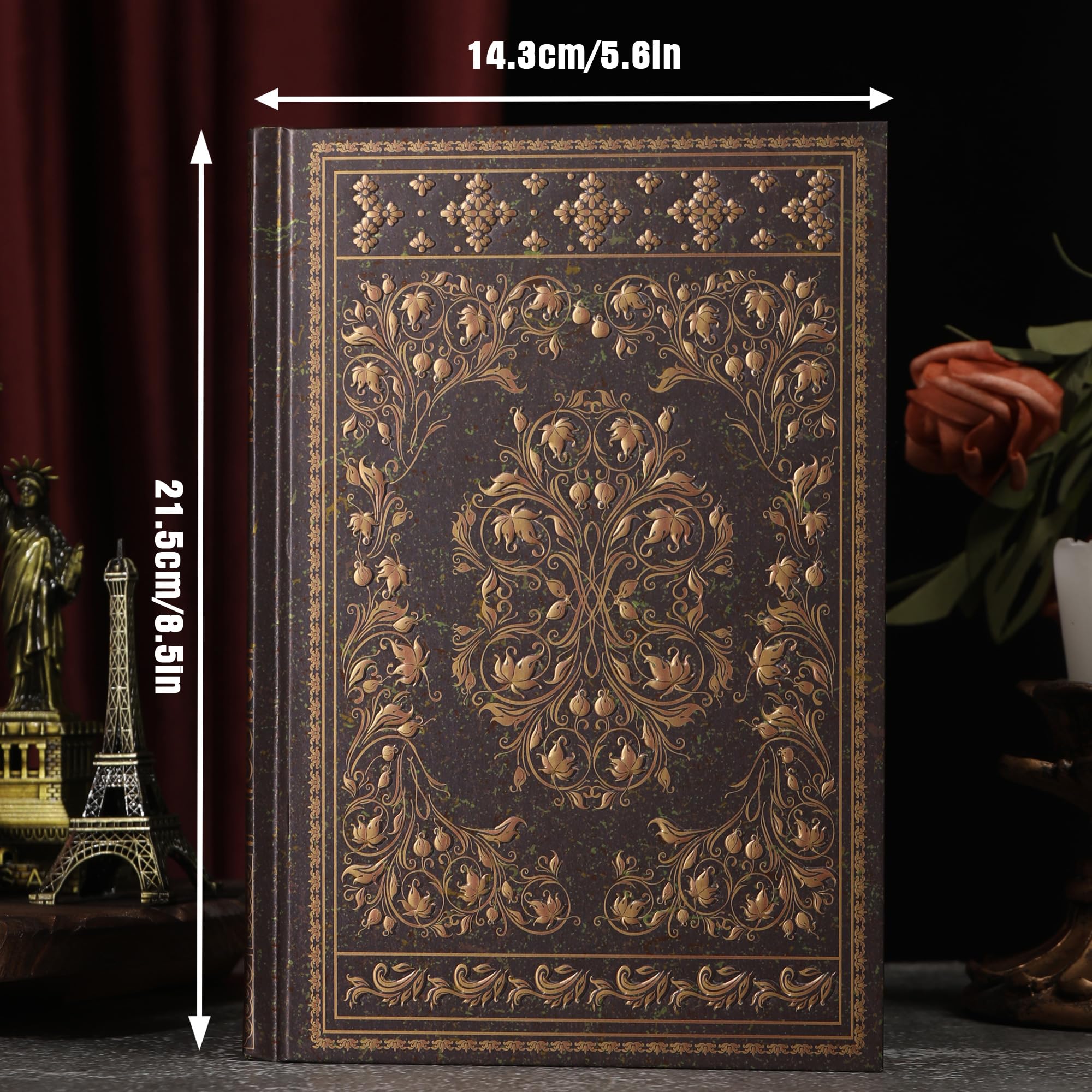 MGGAO Line Notebooks for Women Men, A5 Aesthetic Hardcover Ruled Diary, 100 GSM Journals for Writing for Work, Note Taking, Office School - Image 2