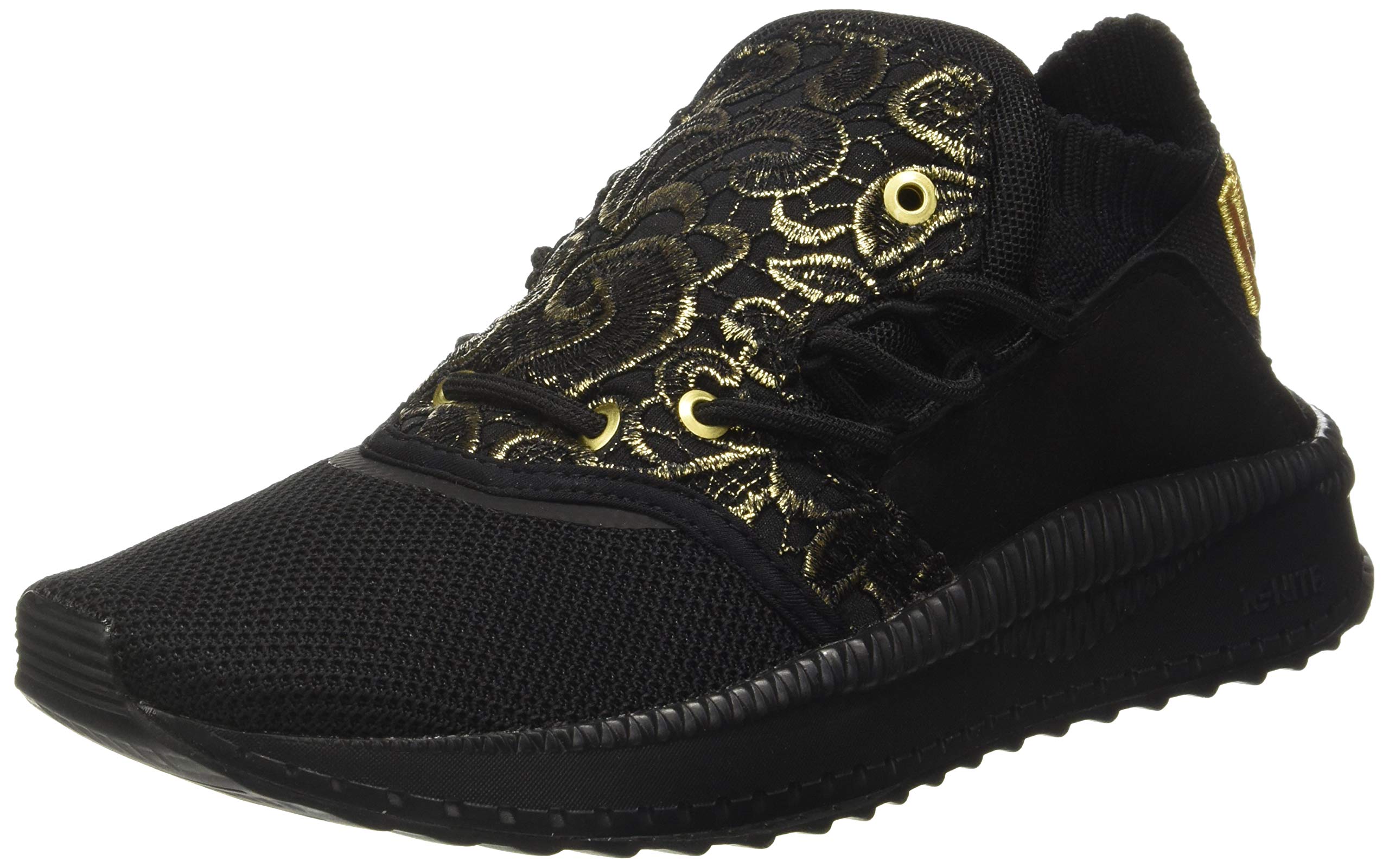 Puma Womens TSUGI Shinsei Mesh Lace Wns Black-Gold Sneaker - 5 UK (36728101) (B07D721JR9) Amazon Price History, Amazon Price Tracker