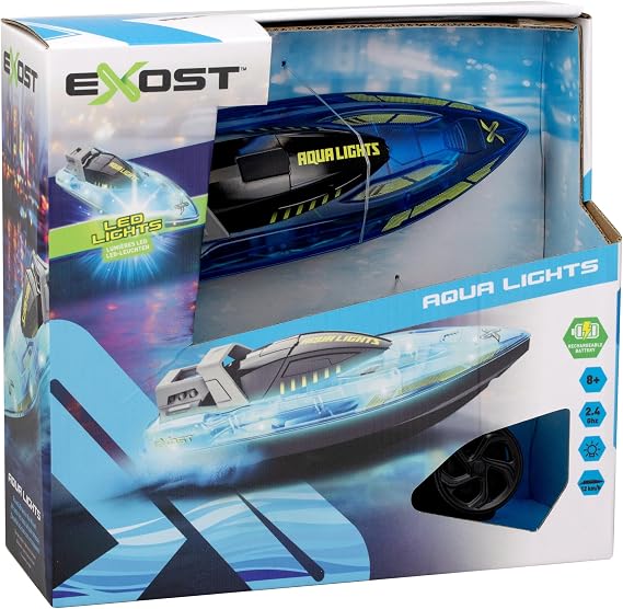 SİLVERLİT Exost Aqua Lights Uzaktan Kumandalı Sürat Teknesi
