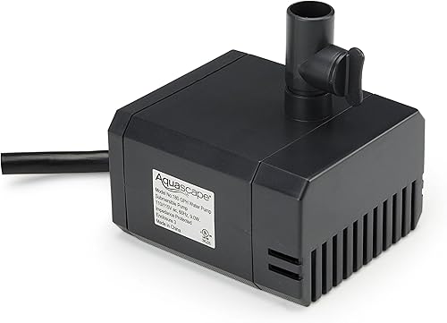 Miniatura 6 de Aquascape Bomba de agua sumergible de 70 GPH para fuentes, cascadas, estanques, acuarios, filtros, 91023