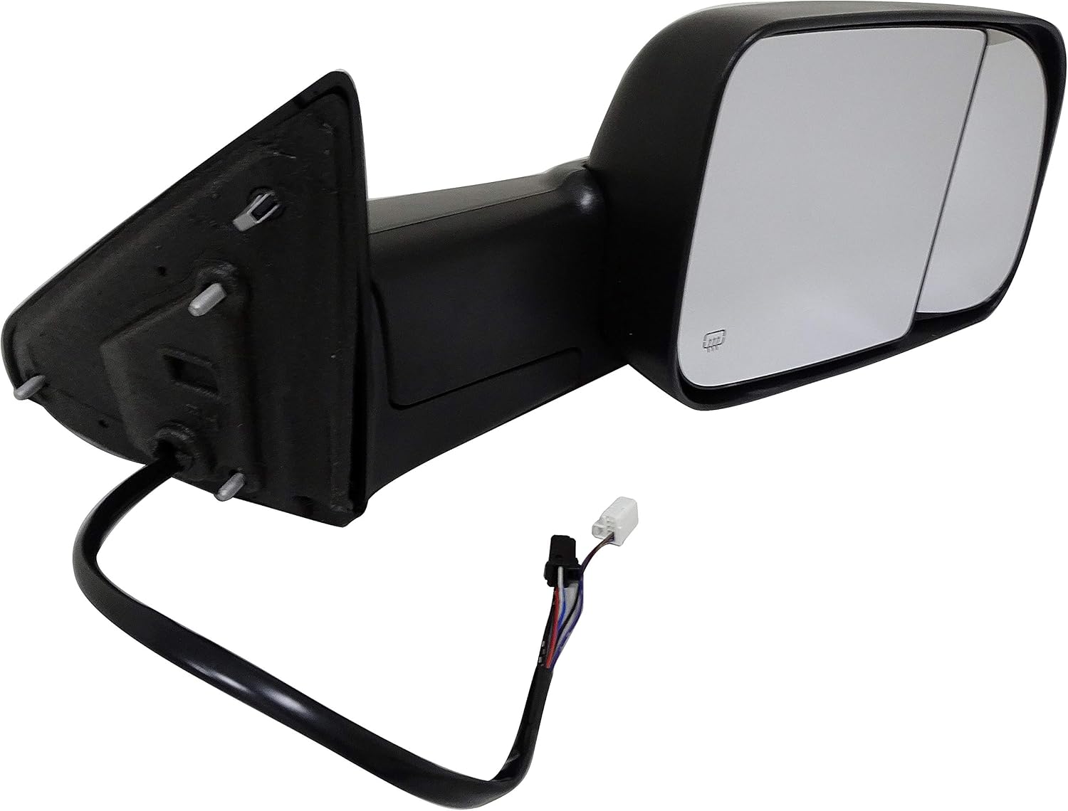 Dorman 955-1677 Passenger Side Power Door Mirror - Heated / Folding Compatible with Select Dodge / Ram Models, Black
