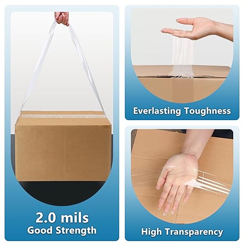 Miniatura 3 de Cinta de embalaje de alta calidad de 2.0 mil de 3 pulgadas x 110 yardas (24 rollos) Cinta de embalaje transparente para envío, cinta adhesiva