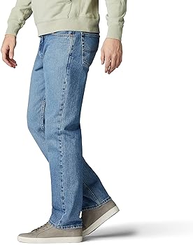 Lee Men's Regular Fit Straight Leg Jean, Vintage Stone, 29W x 30L