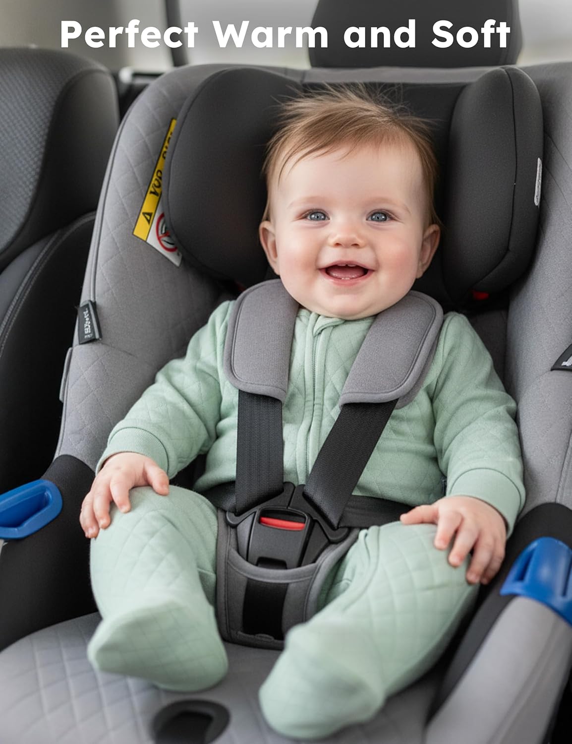 Yoofoss Baby Pajamas Organic Cotton Baby Winter Clothes Warm Newborn Sleepers for 0-3 3-6 6-9 Months, Quilted Footed Pjs - Image 4