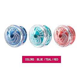 Yomega Raider - Professional Responsive Ball Bearing Yoyo, Great for Kids, Beginners and for Advanced String Yo-Yo Tricks and Looping Play. + Extra 2 Strings & 3 Month Warranty (Blue)