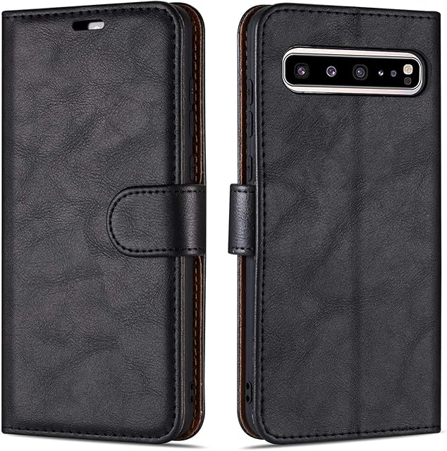 Case Collection Premium Leather Folio Cover for Samsung Galaxy S10 5G Case (6.7") Magnetic Closure Full Protection Book Design Wallet Flip with [Card Slots] & [Kickstand] for Samsung S10 5G Phone Case