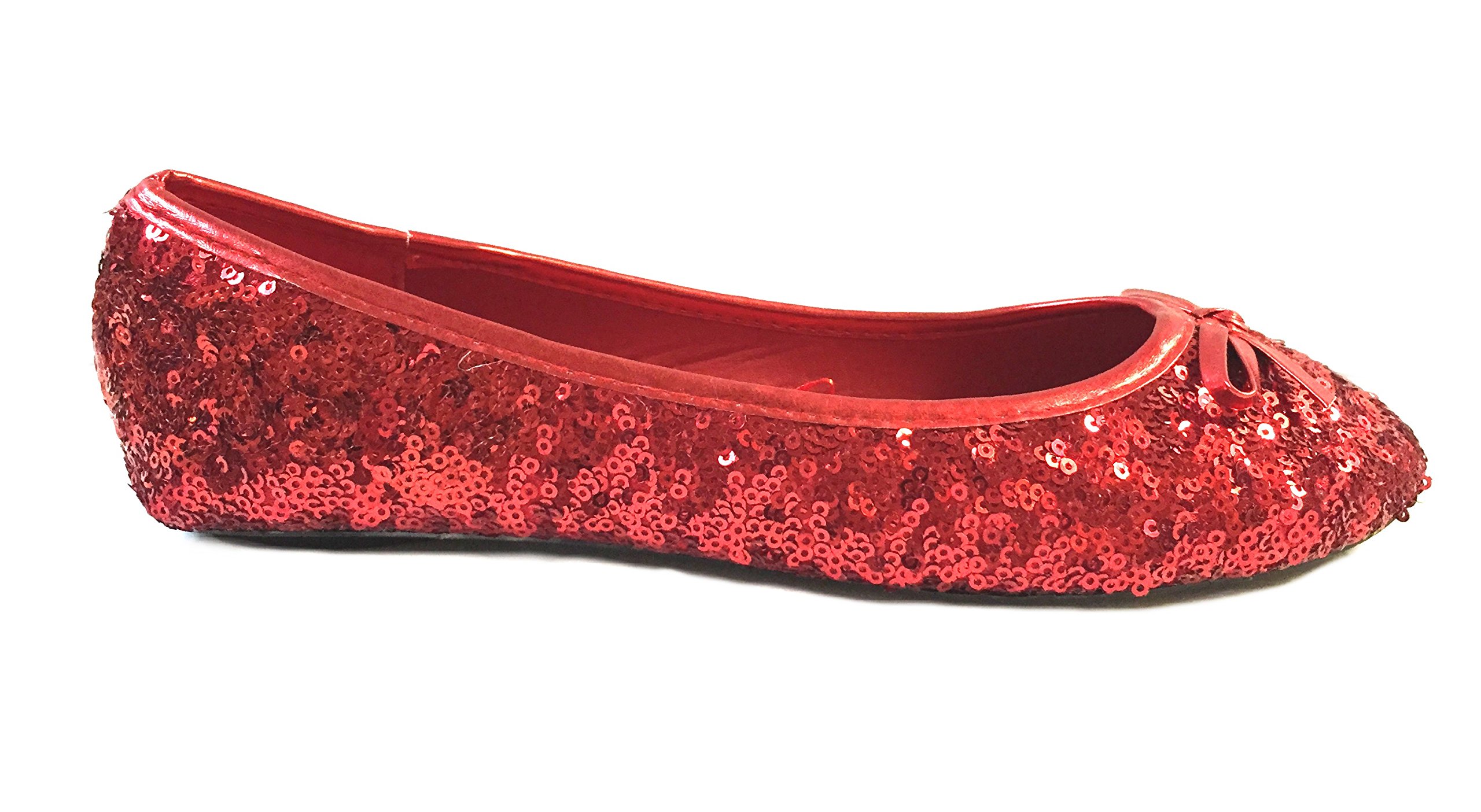 Womens Sequin Ballet Flat