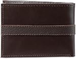 Tommy Hilfiger Portefeuille en cuir pour hommes - Mince Sleek Casual Bifold avec 6 Poches de cartes de crédit et amovibles ID Fenêtre, Brun foncé