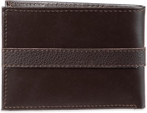 Miniatura 3 de Tommy Hilfiger Cartera de cuero genuino para hombre con múltiples ranuras para tarjetas