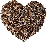 Vista 5 de LAIDANLA 1 libra (450 gramos) de grava de acuario de cristal de 7 chakras, piedras pulidas y talladas en bruto, piedras de cristal irregulares