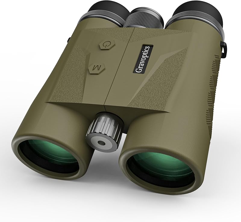Rangefinder Binoculars for Hunting, 10x42mm 1968 Yard Long Range
