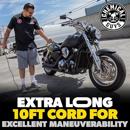Miniatura 8 de Chemical Guys EQP403 ProBlow Secador y soplador de mano profesional de alto flujo (secadora de lavado de autos) para automóviles, camiones, SUV,