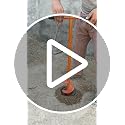 Image of Hand Post Hole balde Digger - Earth Garden Auger Drill Non-Slip Handle, Spiral Drill Planter Bit for Planting Trees, Seedlings, Bedding Plants,Deep Cultivating, 6inch Daimter