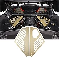 Vista 17 de TOYCIDFG Cubierta del panel de la bahía del motor del coche izquierda derecha Splash Shield Case Guard para C8 Corvette 2020-2024 Auto aluminio